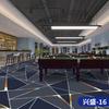 Alfombra de Piso Gruesa para Sala de Billar, Resistente al Desgaste, a la Humedad, Alfombra Impresa Comercial de Cobertura Total, Sala de Billar de Hotel Resistente al Fuego y Retardante de Llama
