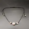 Colar de Pingente de Cristal para Casal Masculino e Feminino Cristal de Morango Colar Multi-Tesouro Tecido à Mão Olho de Gato Obsidiana Dourada Presente Quartzo Rosa