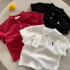 Nuevas Camisetas Cortas de Moda Estilo Coreano para Niños y Niñas Jóvenes
