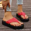 Amazon Transfronterizo Nuevas de Gran Tamaño de Suela Gruesa sin Cierre Cuadros Casuales de Verano Pantuflas Blancas