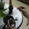Dinastía Song traje de té matcha té té té té té té polvo camino Jianzhan té cien ópera sueño Hualu mismo juego de té tarro de té en polvo