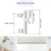 Comercio Minorista Transfronterizo Paquete de 20 Clips Adorno para Cortinas de Persianas Accesorios para Cortinas de Persianas Clips de Posicionamiento para Cortinas Verticales