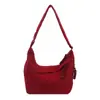 Bolsa Feminina de Nylon Nova Transfronteiriça Atacado, Bolsa Transversal Feminina, Cor Sólida, Versátil, Casual, Bolsa de Ombro Leve, Bolsa Feminina para o Dia a Dia