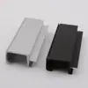 Placa de sujeción tipo G mango aleación de aluminio engrosada borde sellado mango manija oculta para puerta de gabinete 18 placa con tapa de tapón