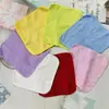 20*20 color sólido liso toalla de jardín de infantes cuadrado pequeño algodón absorbente material de toalla para pastel toalla de estudio