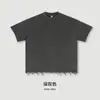 Camiseta de Manga Curta Estilo Wasteland Desgastado Unisex da Marca Paris B, Venda Quente de Verão, Comércio Exterior Europeu e Americano Transfronteiriço, Personalizável