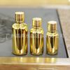 Suministros del Fabricante Botellas de Aceite Esencial Doradas con Recubrimiento UV de 20 ml, Botellas de Vidrio Electroplateadas Quinta Dimensión de 30 ml y 50 ml