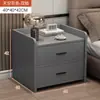 Mesa de cabeceira de luxo leve, prateleira de armazenamento pequena moderna simples para cabeceira, armário de armazenamento fácil para quarto, armário de cabeceira para moradia alugada