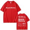 Camiseta Gráfica de Gimnasio 'Muscle Mommy' Meme Divertido Fitness Verano m