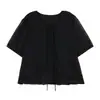 Blusa Francesa de Decote V Plus Size ALINDM para Mulheres Ligeiramente Cheinhas Verão Saia de Cintura Alta de Comprimento Médio 100kg