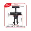 Clips de Fijación Rápida Universal Xinyida para Parachoques Delantero y Trasero, Guardabarros y Maletero de Coche
