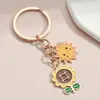 Venta Caliente Transfronteriza de Amazon Primavera y Verano Fresco Dibujos Animados Cactus Planta en Maceta Llavero Colgante Accesorios para Mochila Venta al Por Mayor