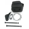 Husqvarna huswarner HUS50 51 55 conjunto de tubo de escape silenciador acessórios para motosserra