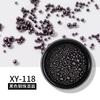 Joyería para Uñas al por Mayor Cuentas de Acero Tamaño Caviar Japonés Mixto Oro Rosa Plata Gris Negro Remaches Redondos