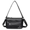 Bolsa feminina transfronteiriça Nova PU Textura de couro macio Bolsa transversal Bolsa de ombro simples de cor sólida Moda Casual Mãe Bolsa
