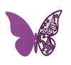 Tarjeta de Copa de Boda Hueca Blanca Adhesivos de Pared de Mariposa 3D Decoración Fiesta Suministros para Amueblar el Hogar Diseño Punto Venta al por Mayor