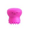 Silicone Octopus Escova Facial Massagem Dupla Face Escova de Limpeza Facial Geleia Silicone Escova de Limpeza Facial Escova Facial Pequena Octopus Escova Facial