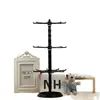 Suporte para Chaveiros, Joias, Pingente Pequeno, Suporte para Exibir Bonecos Pequenos, Rack de Armazenamento de Pulseiras, Rack Rotativo, Organização de Mesa