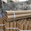 Tubo de Papel Ordinario Personalizado de Fábrica Tubo para Póster Tubo Redondo de Papel Kraft Empaque para Caligrafía y Pintura Tubo de Papel para Bádminton Tubo al por Mayor