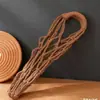 Bolsa de Malha para Copo de Água Estilo Ins Portátil Bolsa de Rede para Armazenamento de Garrafa Térmica para Água Cobertura para Copo de Chá com Leite Café Cobertura para Copo de Viagem