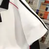 Camiseta de Manga Corta con Cuello Polo Estilo Coreano para Hombres y Mujeres, Verano Holgada, Moda Versátil de Gama Alta Blanca, Tops de Pareja, Estilo Ins
