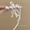 Presilha de cabelo de cristal para penteado de alta qualidade, presilha lateral, nova presilha para franja da Coreia do Sul, presilha bico de pato para mulheres