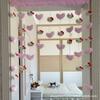 Gato Vermelho Rosa Amor Alto Valor Yan Explosões Little Red Book Decoração de Quarto de Casamento Coração de Menina Cortina de Quarto de Princesa Cortina Pendurada