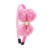 Diadema de tela con lazo para niña, pequeña, fresca, dulce, para todo, pasador, accesorios para el cabello, diadema pequeña con lentejuelas para niños, suministro