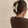 Pinza Coreana Ins Minimalista de Tiburón para la Parte Posterior de la Cabeza, Accesorio para el Cabello Versátil y Elegante para Mujeres, Pinza Mate con Garra Estilo Ins