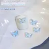 Celebridade online garota bonita mocha borboleta joias para unhas atacado cor de doce macaron diamante plano diy decoração de unhas