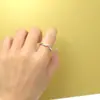 Anillo de Compromiso de Moda Círculo Liso Anillo de Pareja Simple de Mobius Joker Joyería Abierta Venta al por Mayor Personalización