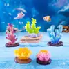 Tanque de Peces Algas Corales Adornos Pequeños Simulación Mini Artesanía de Resina Acuario Decoración Paisajismo DIY Suministros