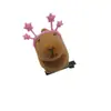Llevar Accesorios para la Cabeza Diadema Rosa Pinza para el Pelo Capibala Gorro Pequeño Capibara Juguetes para Niños Regalos de Clase Puesto Callejero Accesorios para la Cabeza para Mujeres