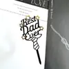 Estilo transfronterizo ins tarjeta acrílica para el Día del Padre papá Día del Padre decoración acrílica para pastel DAD inserto para pastel
