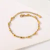 Pulsera de lingote de acero inoxidable fundido, nuevo y elegante, chapada al vacío en oro de 18 quilates, diseño de nicho, accesorio unisex al por mayor