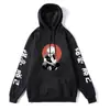Sudadera con capucha de talla europea transfronteriza Naruto Sasuke Sudadera con capucha de forro polar extragrande de manga larga para hombre y mujer