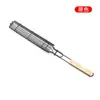 Venta Directa de Fábrica Pinza para Asar Salchichas con Mango de Madera Barbacoa Pinza Pequeña de Malla para Maíz Parrilla Canasta para Asar Hot Dogs Rejilla de Malla para Barbacoa al Aire Libre