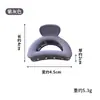 Pinza de garra pequeña de medio círculo color macarrón de 4.5 cm, artefacto para fijar coleta, pinza para moño, pinza para el pelo de temperamento para mujeres, pinza para el pelo