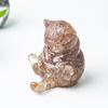 Pedrinhas de Cristal Natural Transfronteiriças Cola Animal Estrus Gato Escritório Casa Sala de Estar Decoração de Mesa Ornamentos
