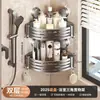 Estante de Almacenamiento para Baño con Ventosa para Montar en la Pared, para Esquina de Baño, Inodoro, Tocador, Almacenamiento en Pared, No Requiere Taladrar