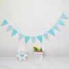 Bandera de feliz cumpleaños decoración de fiesta diseño de escena niño y niña de un año accesorios para fotos infantiles bandera colorida