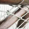 Valla de Malla Plana de Seguridad Blanca, Valla Protectora Especial para Parques Acuáticos, Malla Protectora de Alta Resistencia contra Caídas, Malla de Aislamiento para Piscinas