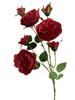 Rosa Austin de 7 cabezas, flor artificial para bodas, arreglo floral, decoración del hogar, flores artificiales para bodas, comercio exterior