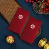Envelope Vermelho Personalizado Popular Bolo de Aniversário Coroa Dourada Envelope Vermelho Universal Fosco com Opção de Impressão de Logo