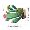 M-222 comercio exterior planta verde cactus maceta baño inodoro inodoro pegatinas decoración del hogar pegatinas de pared venta al por mayor