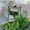 Estilo Japonês Zakka Arte em Ferro Vaso de Flores Decoração Inserção Arranjo de Flores Ornamento de Paisagem Plug-In de Inserção Acessório de Pendurar Acessório para Suculentas Outros