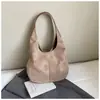 Moderna, A la moda, Exquisita, Versátil, Gran Capacidad, Gamuza, Estilo Coreano, Nueva, Primavera 2026, Bolso de Hombro para Mujer, Bolso Tote