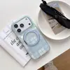 Funda de doble capa a cuadros estilo coreano adecuada para iPhone 18, Apple 17 Pro Max, soporte magnético 16, 15 carcasa rígida