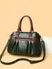 Bolsa de mão feminina 2026 novo estilo, bolsa tote plissada da moda para mulheres de meia-idade e idosas, bolsa de ombro, bolsa transversal, grande capacidade