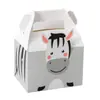 Caja de Regalo Rectangular con Estampado de Animales y Asa Conveniente - Solución de Empaque Premium (03 Modelos)